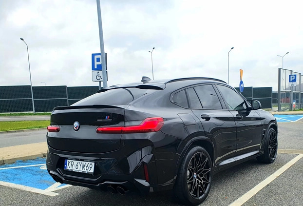 BMW X4 M cena 430500 przebieg: 31000, rok produkcji 2022 z Kraków małe 379